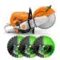 STIHL TS 710i doorslijper + Kobalt vrije Constructie bladen 350mm