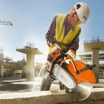 Stihl TS 500i actie 1