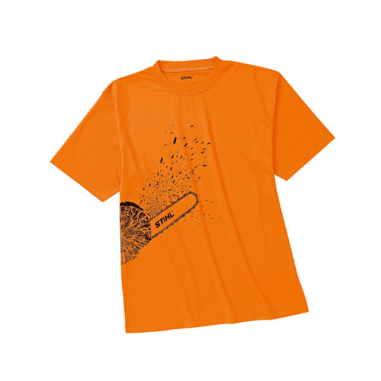 STIHL T shirt DYNAMIC Mag Cool oranje