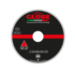 Globe G0123 Afbraamschijf – verzonken center – 125 x 6.5 x 22.2mm – A24-30-36-R – ijzer & staal – 25 stuks