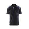 Blåkläder Poloshirt Piqué Zwart/grijs
