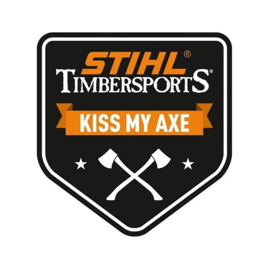 STIHL Sticker ''KISS MY AXE''