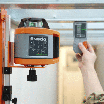 Nedo Sirius 1 HV green Set Rotatielaser met ACCEPTORgreen - Laserklasse 3R - Afbeelding 4