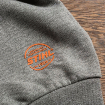 STIHL WOOD CIRCLE sweatshirt - Lichtgrijs - Afbeelding 3