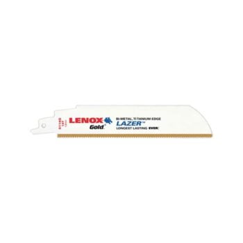 Lenox Gold Power Arc Reciprozaagblad - Metaal - 14 TPI - 6114G/9114G/12114G