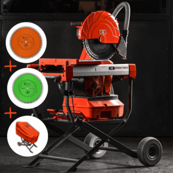 IQMS362i Steenzaagmachine actie