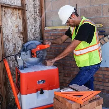 iQ Power Tools iQ360XT Steenzaagmachine Starterspakket - Incl. Roltafel + 1x Gratis Diamantzaagblad + Scherpsteen - Afbeelding 10