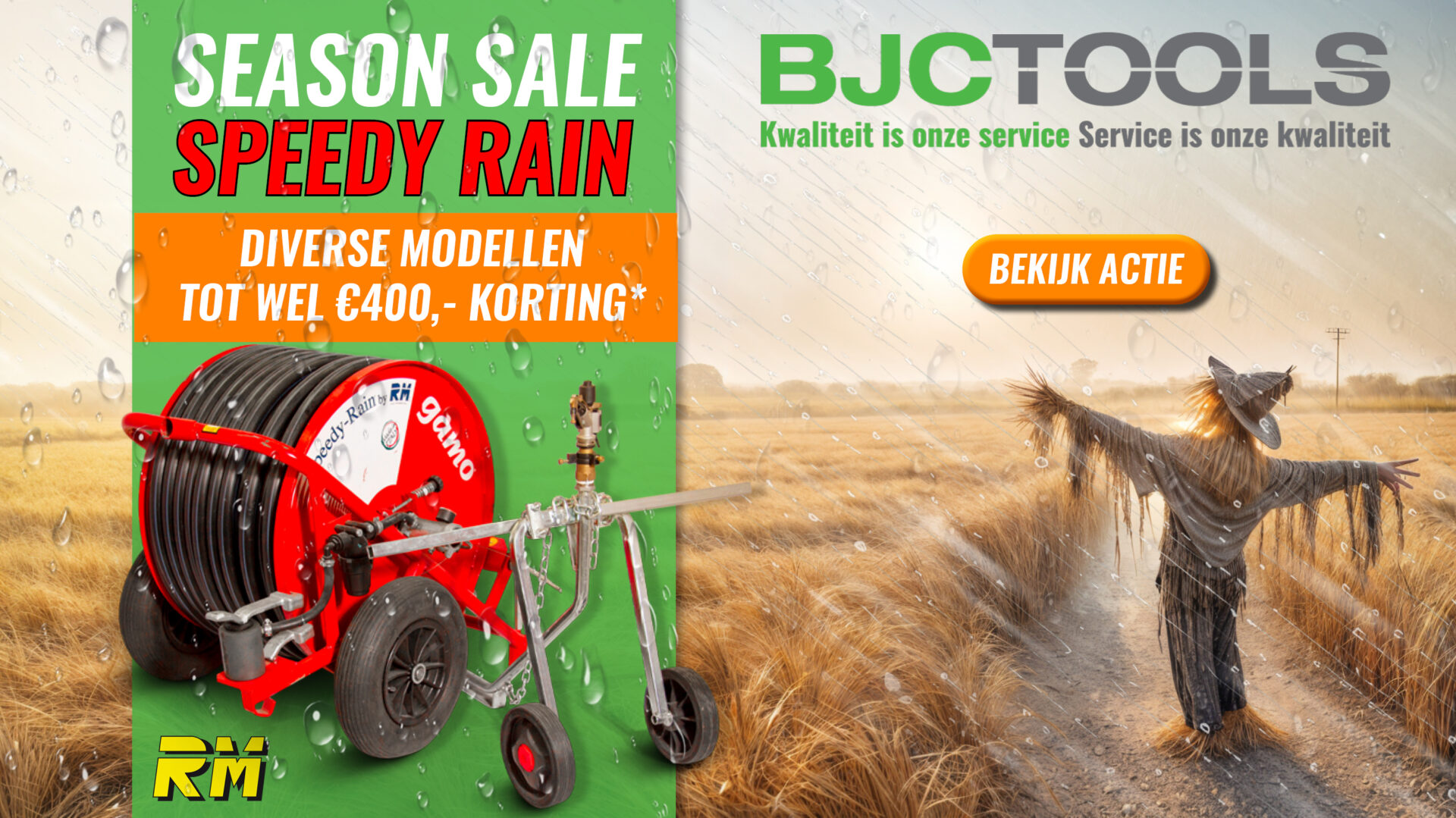 Speedy Rain aanbieding BJC Tools