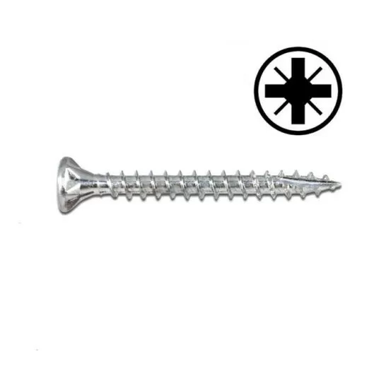 Wofix Spaanplaatschroef PZ1 Verzinkt Voldraad Fijn - 3.0 x 30 mm - 15.200 stuks Wofix Spaanplaatschroef PZ1 Verzinkt Voldraad Fijn - 3.0 x 30 mm - 15.200 stuks