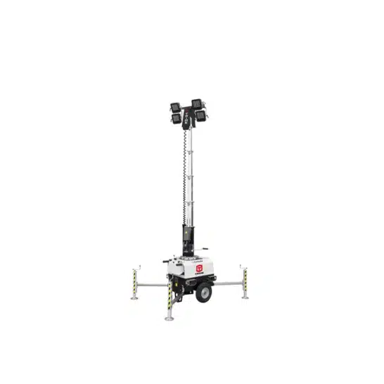 Mobiele lichtmast 4x160W LED Lampenwagen