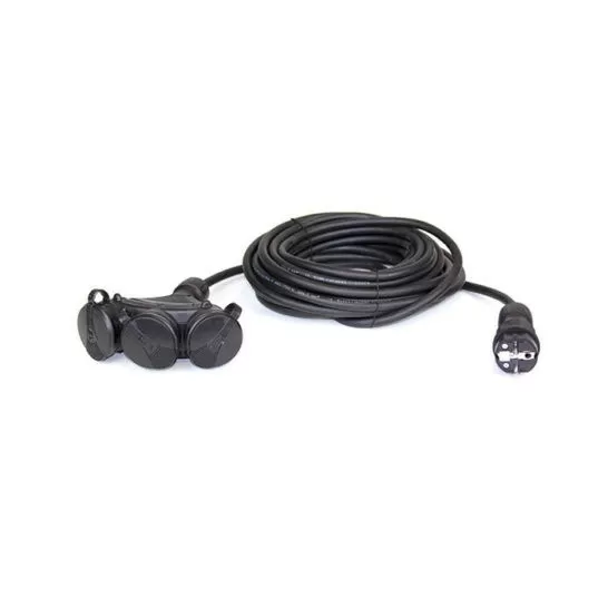 Plastrol 3x1.5mm² Neopreen Verlengkabel T-blok 10M