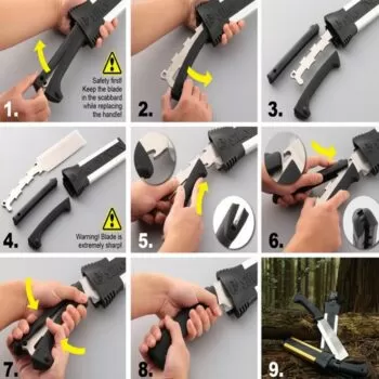 GTM Hakbijl dubbelzijdig geslepen 210 mm - Afbeelding 3
