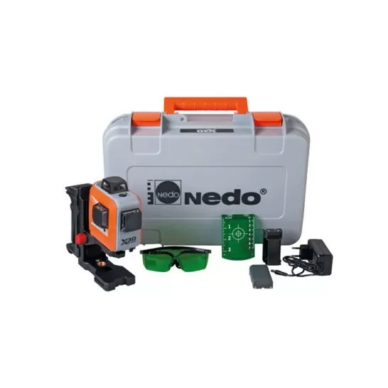 Nedo X-LINER 3D 3x360º Green Multilijnlaser Nedo X-LINER 3D 3x360º Green Multilijnlaser