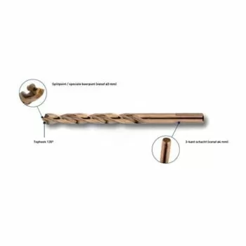 HSS-E Spiraalboor DIN 338 5.0 mm p/stuk - Afbeelding 3