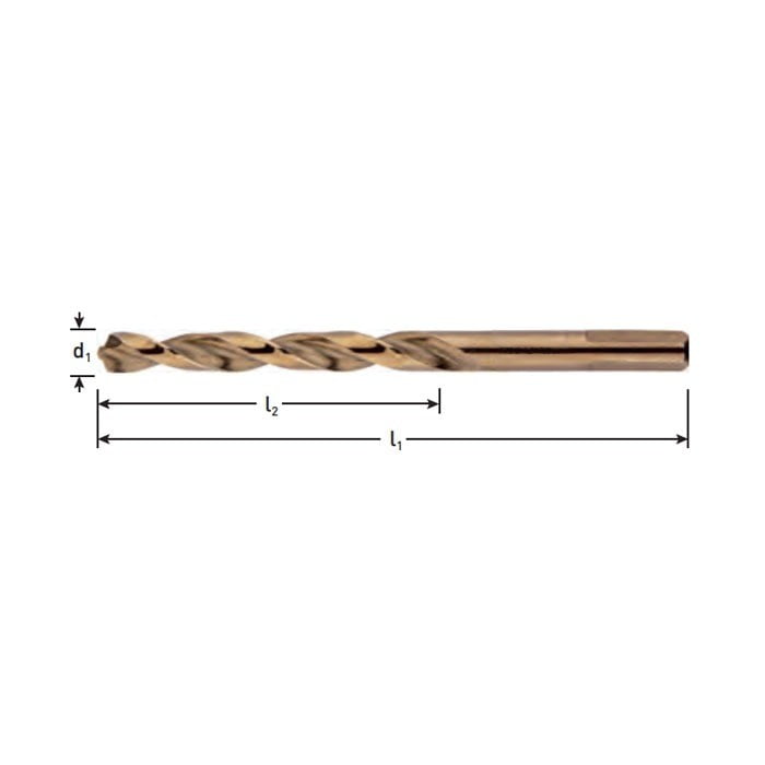 1 st. 10-20 mm massief hardmetalen wolfraamboor for metaalbewerking for