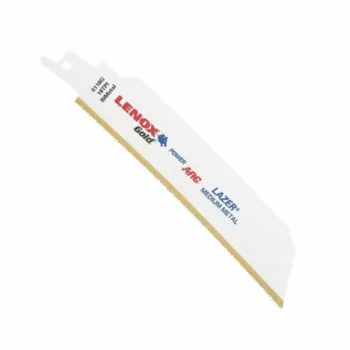 Lenox Gold Power Arc Reciprozaagblad - Metaal - 18 TPI - 6118G/9118G/12118G