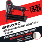 D’Orly RH-serie BN50RC 18GA Pneumatische brad spijker Tacker + Gratis afwerknagels 10.000 stuks | Promopack