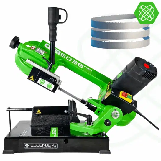 Eggenberg 6038TWIN + Eggenberg Bandsägeblätter