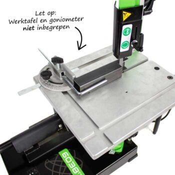 Eggenberg 6038TWIN Draagbare Bandzaagmachine metaal 105 mm - 850W + 2x GRATIS lintzaag 1335 x 12,7 x 0,64 - Afbeelding 14