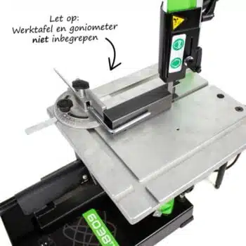 Eggenberg 6038TWIN Draagbare Bandzaagmachine metaal 105 mm - 850W + 2x GRATIS lintzaag 1335 x 12,7 x 0,64 - Afbeelding 14