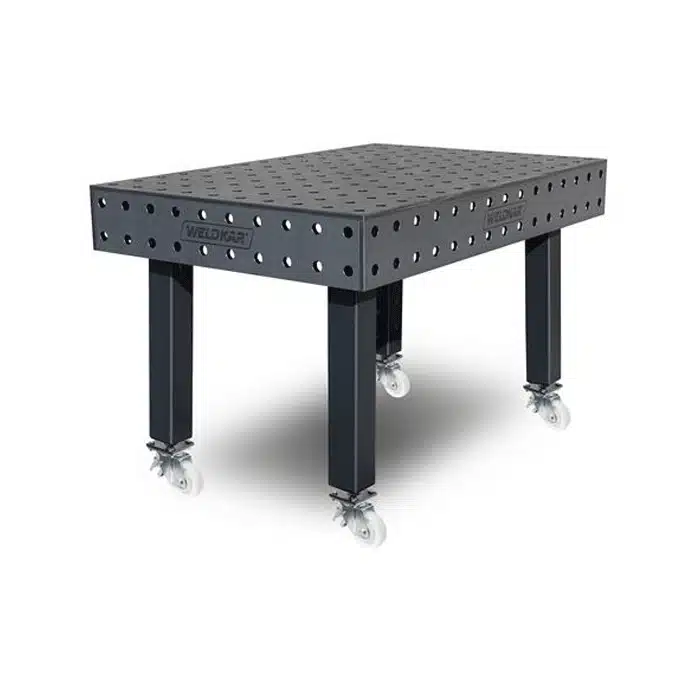 Weldkar Lastafel Ø28 1500x1000x15mm - Verrijdbaar