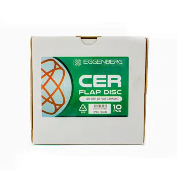 Eggenberg CER Lamellenschijf Conisch Ceramisch 125mm INOX/Alu - K40/60/80 - Afbeelding 4