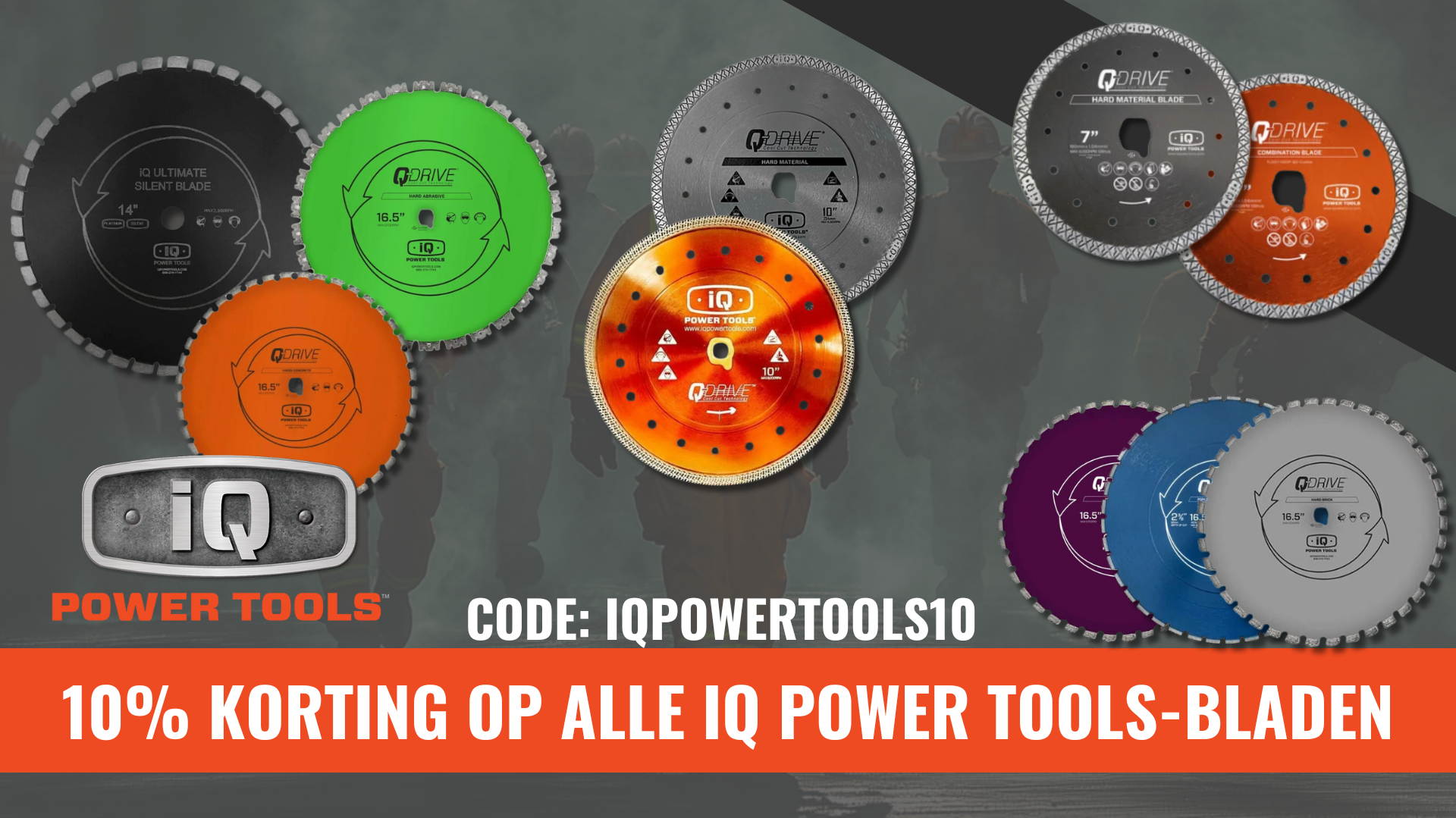 iQ Power Tools bladen Korting Black Friday