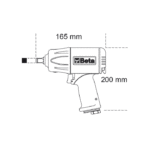 Beta 1928XM Slagmoersleutel 10 mm