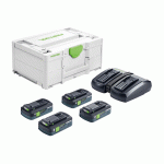 Festool SYS 18V 4×4.0/TCL 6 DUO Accupack