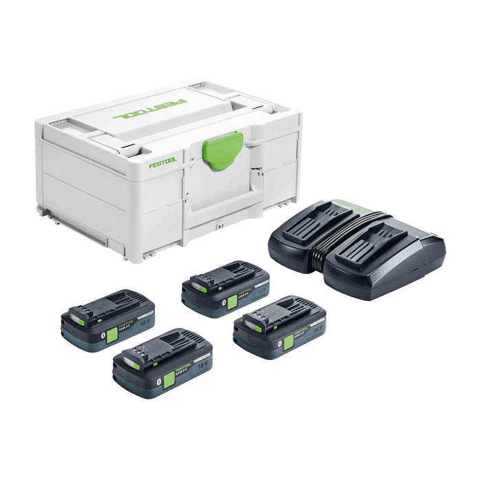Festool SYS 18V 4x4.0/TCL 6 DUO Accupack