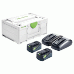 Festool SYS 18V 2×5.2/TCL 6 DUO Accupack