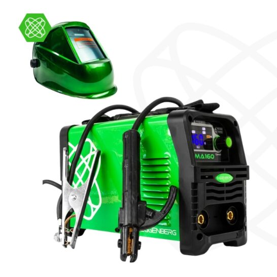 Eggenberg MMA160 Elektrode lasapparaat 160A 3.2L + Lashelm Eggenberg MMA160 Elektrode lasapparaat 160A 3.2L + Lashelm