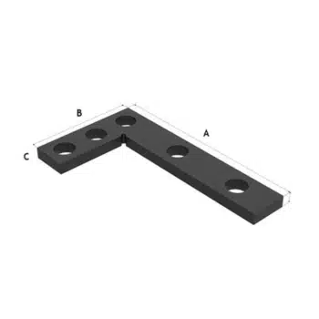 Weldkar Platte winkelhaak 275x150 mm t.b.v. Lastafels Weldkar