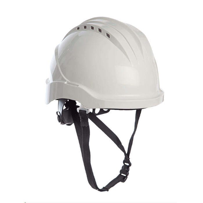 Climax CURRO-Helm Veiligheidshelm Wit met knop
