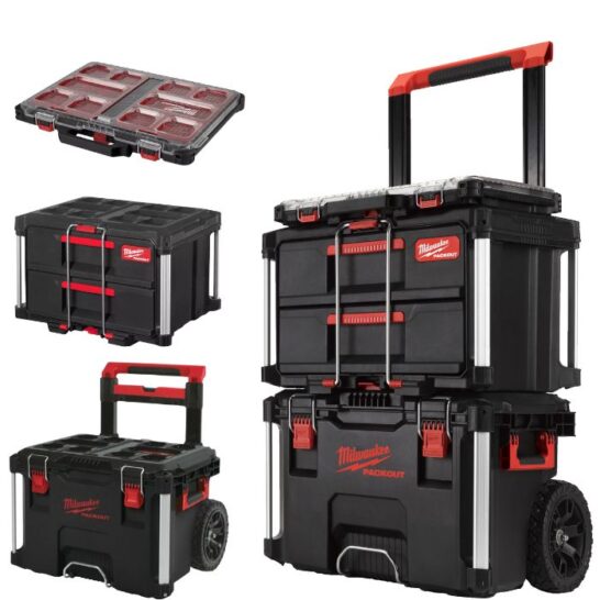Milwaukee PACKOUT™ Starter Set Modulair opbergsysteem (2) Milwaukee PACKOUT™ Starter Set Modulair opbergsysteem (2)