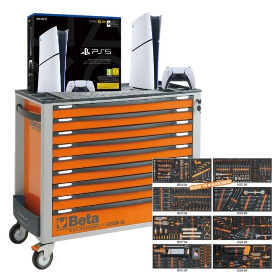Beta 2400S XL9_E-XXL Gereedschapswagen Actie - 716-delige Gereedschapsset Beta 2400S XL9_E-XXL Gereedschapswagen Actie - 716-delige Gereedschapsset