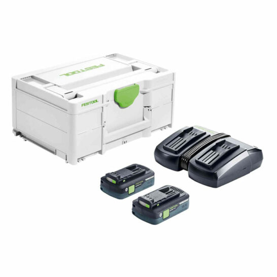 Festool SYS 18V 2x4.0/TCL 6 DUO Energie-set in systainer