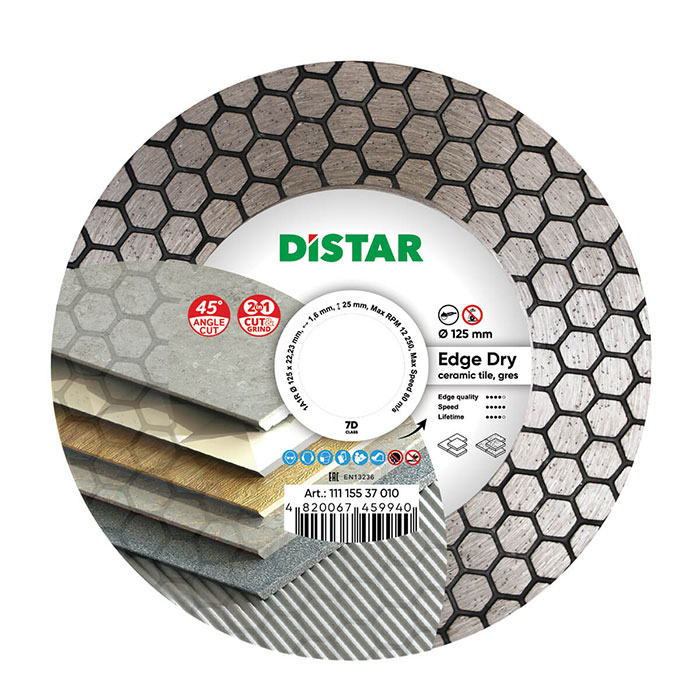 DiStar Diamantschijf 1A1R Edge Dry – 125×22,23