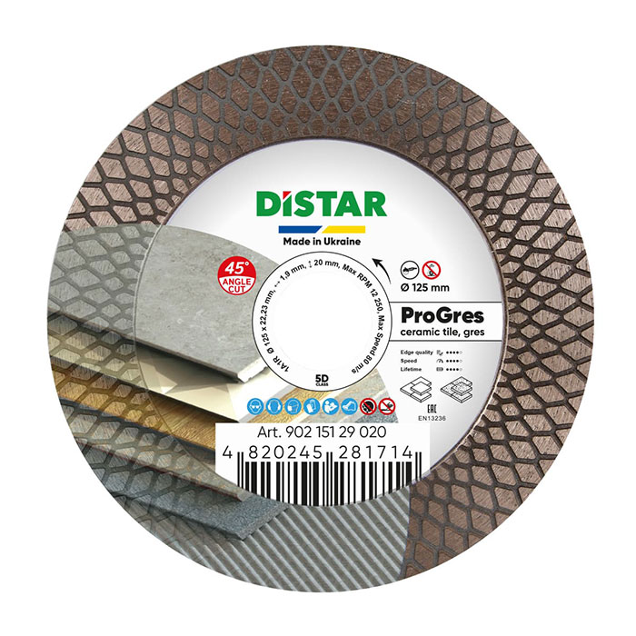 DiStar Diamantschijf 1A1R Pro Gres – 125×22,23