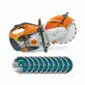 STIHL TS 410 Benzine doorslijpmachine 300mm + 10x DiStar Diamantschijf Technic Advanced Universeel