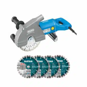 Baier BDN 464/4 Sleuvenzaagmachine + 4x DiStar Diamantschijf Technic Advanced ⌀180mm