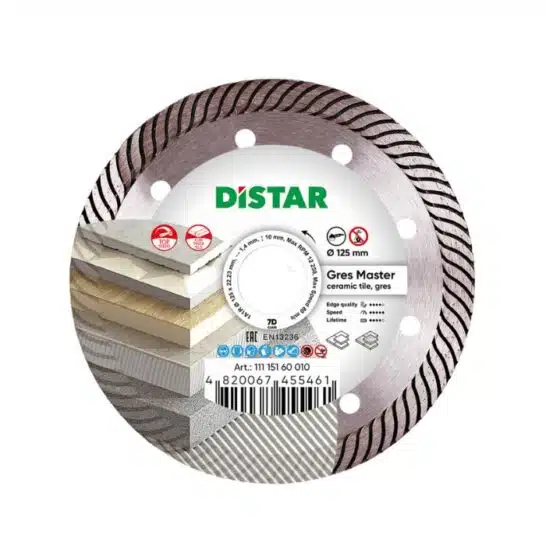 DiStar Diamantschijf Gres Master – 125/230×22,23 mm DiStar Diamantschijf Gres Master – 125/230×22,23 mm