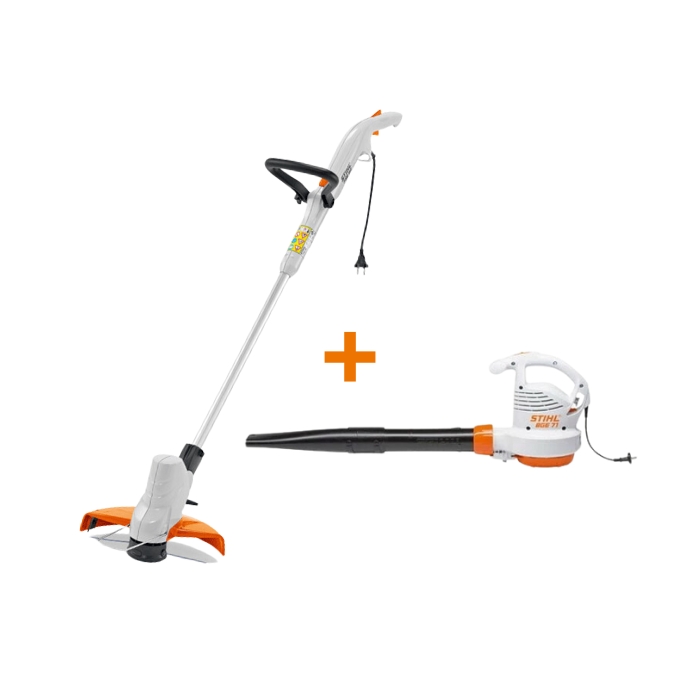 STIHL FSE 52 Elektrische kantenmaaier 500W + BGE 71 bladblazer 1100W