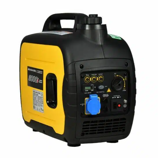 Genermore Generator 1.9kVA Inverter Aggregaat op Benzine - LC2000i - Eenfasig (1x230V) Genermore Generator 1.9kVA Inverter Aggregaat op Benzine - LC2000i - Eenfasig (1x230V)