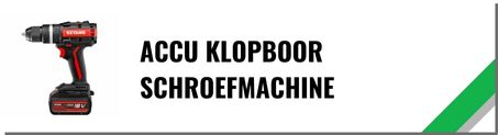 Accu klopboormachine bij BJC Tools