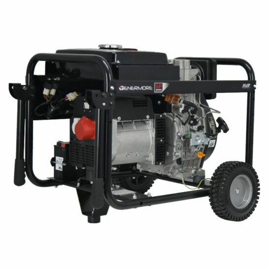 Genermore Generator 6.0kVA Aggregaat op Diesel - GP6205DEL met AVR - 1x230V