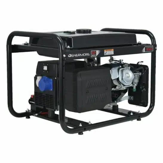 GP8000ELT230 Folder Genermore Generator 8.0kVA op Benzine - GP8000ELT230 - Driefasig