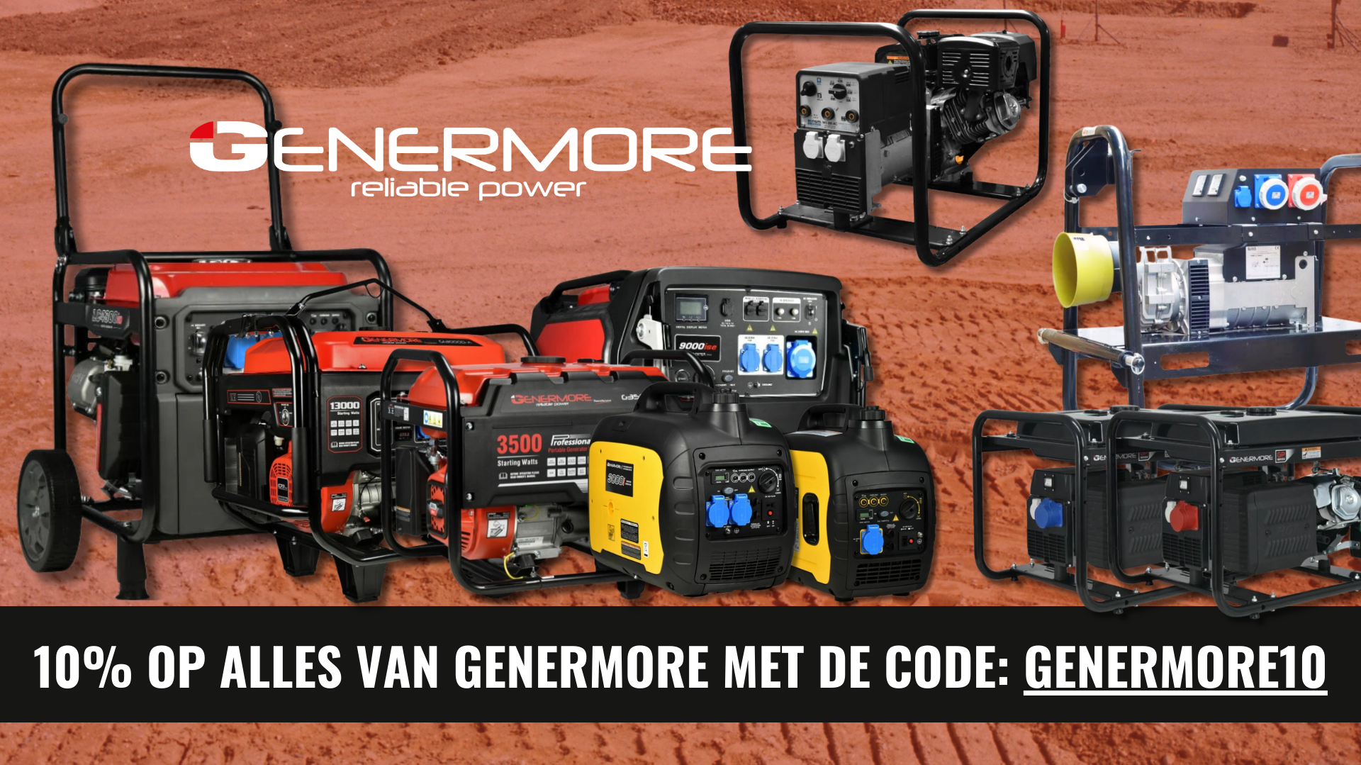 Genermore generator aggregaat actie