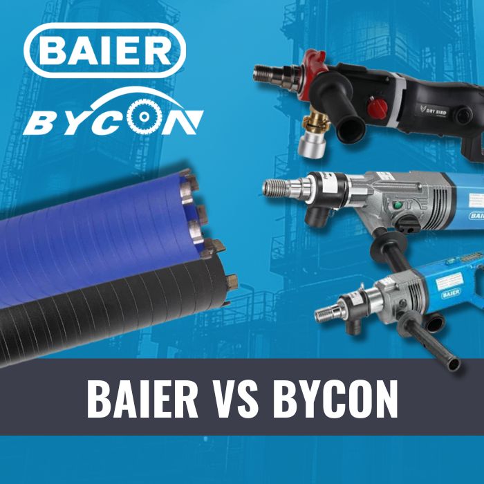 Baier vs Bycon Diamantboormachines vergelijken