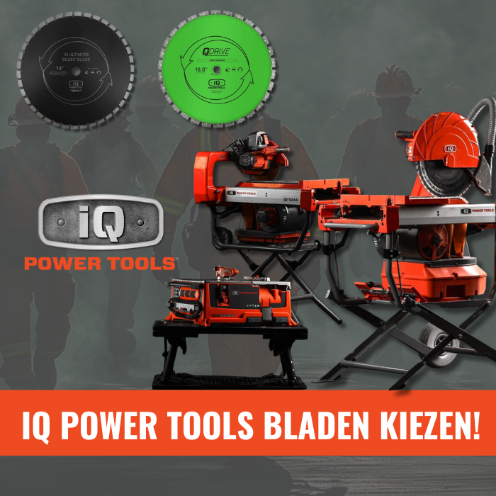 Diamantzaagblad kiezen van iQ Power Tools